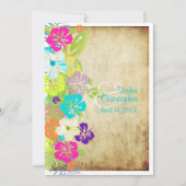 PixDezines  HIBISCUS LEIS/LUAU/DIY-kleuren Kaart (Voorkant)