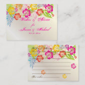 PixDezines Hibiscus Leis Wishes + Advice Kaarten (Voorkant / Achterkant)