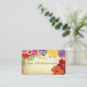 PixDezines hibiscus plaats kaarten (biz kaarten) Plaatskaartje (Staand voorkant)