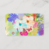 PixDezines hibiscus plaats kaarten (biz kaarten) Plaatskaartje (Achterkant)