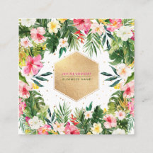 PixDezines Hibiscus Tropisch Oerwoud