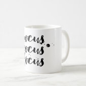 PixDezines Hocus/Pocus/Focus Koffiemok (Voorkant rechts)