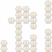 PixDezines hommels, namaakgoud Sticker (Voorkant)