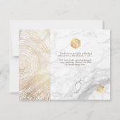 PixDezines Honeycomb Bar Mitzvah Bedankt ✡ Kaarten RSVP Kaartje (Achterkant)