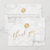 PixDezines Honeycomb Bar Mitzvah Bedankt✡ RSVP Kaartje (Voorkant / Achterkant)