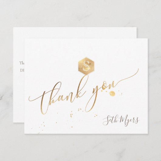 PixDezines Honeycomb Bar Mitzvah ✡ dank u RSVP Kaartje (Voorkant / Achterkant)