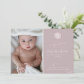 PixDezines Honingraat Geboorte Aankondiging, Meisj Aankondiging (Staand voorkant)