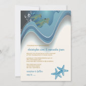 PixDezines honu+waves/diy achtergrond Kaart (Achterkant)