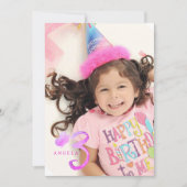 PixDezines Hot Pink Vlinders Waterverf Kaart (Voorkant)