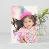 PixDezines Hot Pink Vlinders Waterverf Kaart (Staand voorkant)