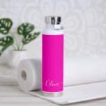 PixDezines Hot-roze DIY-kleur Pas deze aan Waterfles<br><div class="desc">PixDezines waterflesje,  hot-roze - DIY Color past deze aan met uw favoriete lettertype. Copyright © 2022 PixDezines™. Alle rechten voorbehouden.</div>