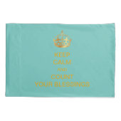 PixDezines houden kalm / DIY tekst + kleuren Kussensloop (Achterkant-Links)