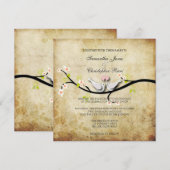 PixDezines houden van duven/diy achtergrondkleur Kaart (Voorkant / Achterkant)