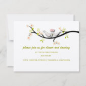 PixDezines houden van duven/diy achtergrondkleur Kaart (Voorkant)