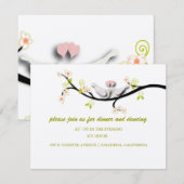 PixDezines houden van duven/diy achtergrondkleur Kaart (Voorkant / Achterkant)