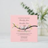 PixDezines houden van duven/diy achtergrondkleur Kaart (Staand voorkant)