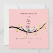 PixDezines houden van duven/diy achtergrondkleur Kaart (Achterkant)