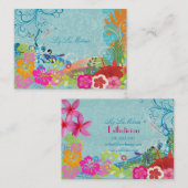 PixDezines hula golven Visitekaartje (Voorkant / Achterkant)