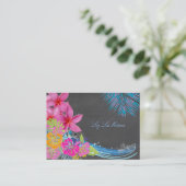 PixDezines  hula golven Visitekaartje (Staand voorkant)