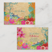 PixDezines hula golven Visitekaartje (Voorkant / Achterkant)