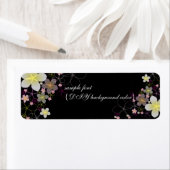 PixDezines hulpaggregat maan/plumeria/diy achtergr Etiket (Insitu)