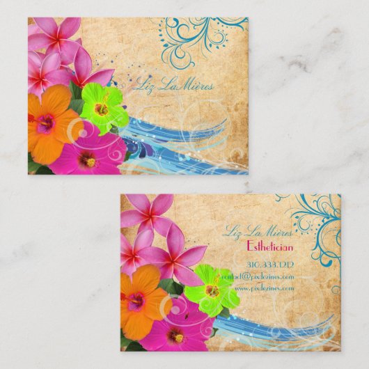 PixDezines  hulplijnen Visitekaartje (Voorkant / Achterkant)