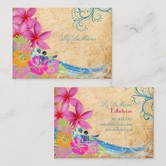 PixDezines  hulplijnen Visitekaartje (Voorkant / Achterkant)