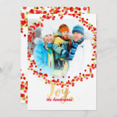 PixDezines hulstkrans/vakantiekaarten Feestdagenkaart (Voorkant / Achterkant)