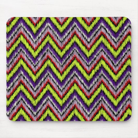 PixDezines ikat chevron/DIY achtergrond Muismat (Voorkant)