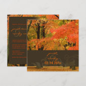 PixDezines in de bossen, FALL WEDDING/DIY events Kaart (Voorkant / Achterkant)