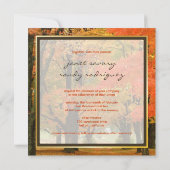 PixDezines in de bossen, valbruiloften/DIY-gebeurt Kaart (Achterkant)