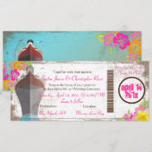 PixDezines Instapass/ liefdesboot/ doe-het-zelf ac Kaart (Voorkant / Achterkant)