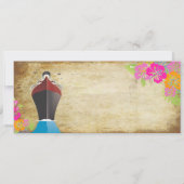 PixDezines  instapkaart/liefdesboot Kaart (Achterkant)