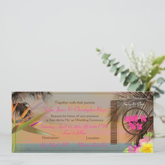 PixDezines  instapkaart/paradijsvogel Kaart (Staand voorkant)