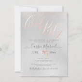 PixDezines Iridescent Blush Pink 2019 Afstudeerder Kaart (Voorkant)