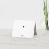 PixDezines Iridescent Blush Pink Weddenschap Bedan Bedankkaart (Achterkant)