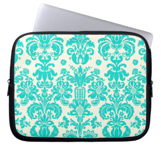 PixDezines Isabella Damask/DIY achtergrondkleur! Laptop Sleeve