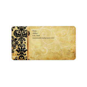 PixDezines  isabella damask Etiket