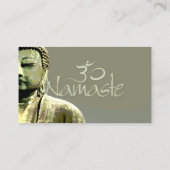 PixDezines japanese buddha Visitekaartje (Achterkant)
