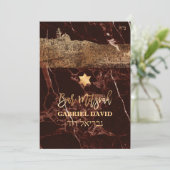 PixDezines Jeruzalem+Masala Rode Marmeren Bar Mits Kaart (Staand voorkant)