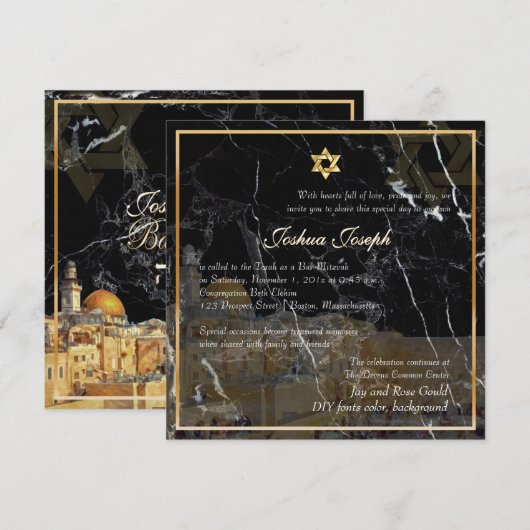 PixDezines Jeruzalem muur/doe-het-zelf achtergrond Kaart (Voorkant / Achterkant)