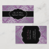 PixDezines Josephine Damask/DIY achtergrond Visitekaartje (Voorkant / Achterkant)