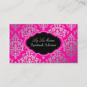 PixDezines Josephine Damask/DIY achtergrond Visitekaartje