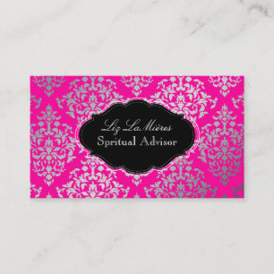 PixDezines Josephine Damask/DIY achtergrond Visitekaartje