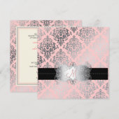 PixDezines Josephine Damask/DIY achtergrondkleur! Kaart (Voorkant / Achterkant)