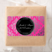 PixDezines Josephine Damask/DIY kleur Etiket (Insitu)