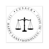 PixDezines Justice Scale | Juridisch Zelfinktende Stempel (Design)