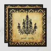 PixDezines kandelaar+olivia demask Kaart (Voorkant / Achterkant)