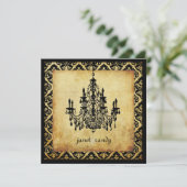 PixDezines kandelaar+olivia demask Kaart (Staand voorkant)