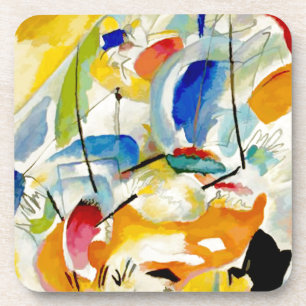 PixDezines Kandinsky 1913 Zeeslag Improv 31 Bier Onderzetter